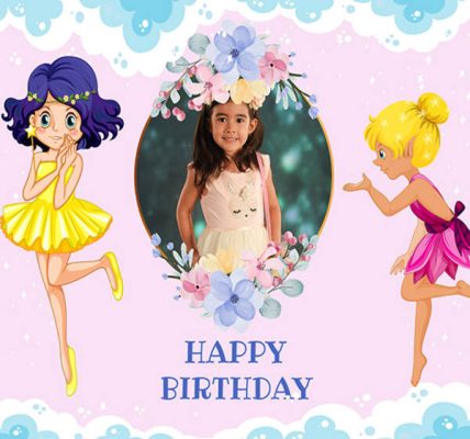 Bir kızın doğum günü için fotoğraf bölgelerinin çeşitleri