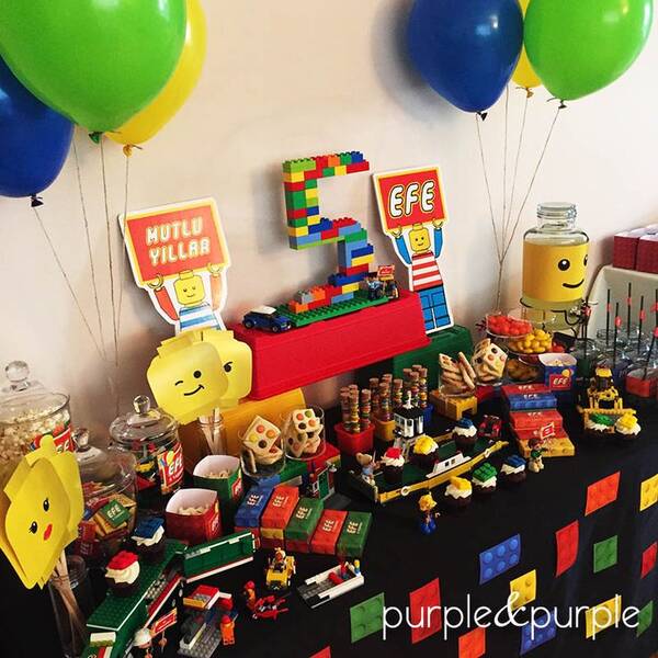 LEGO doğum günü partisi
