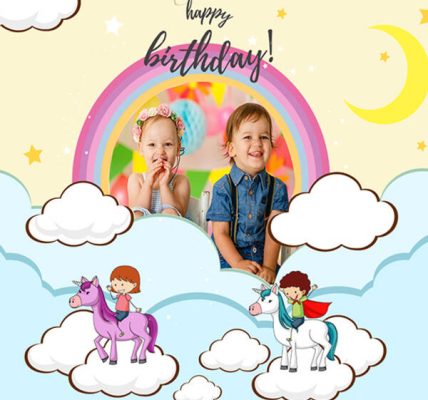 Bir çocuğun doğum günü için fotoğraf bölgelerinin çeşitleri