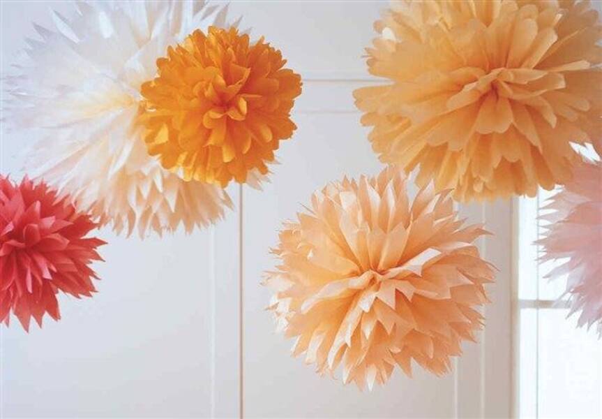 Kağıt ponpon yapımı