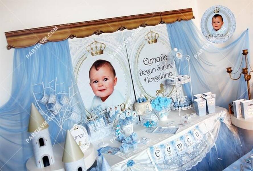 Bir erkeğin doğum günü partisini dekore etmek için seçenekler