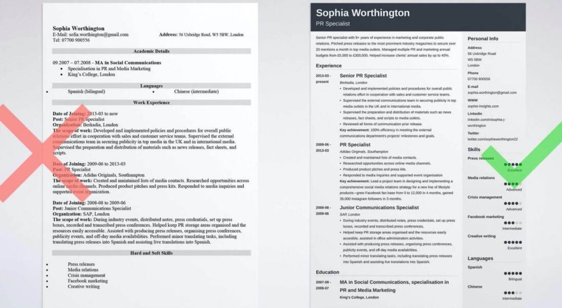 CV'de iş deneyimi nasıl doğru şekilde belirtilir??