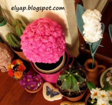 Oluklu kağıttan gül çiçekleri nasıl yapılır?