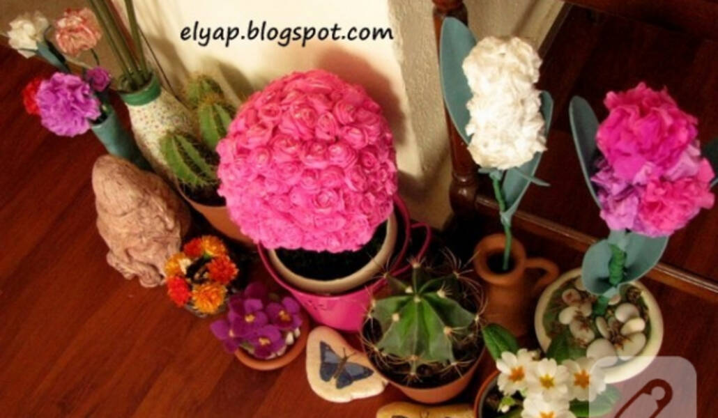 Oluklu kağıttan gül çiçekleri nasıl yapılır?