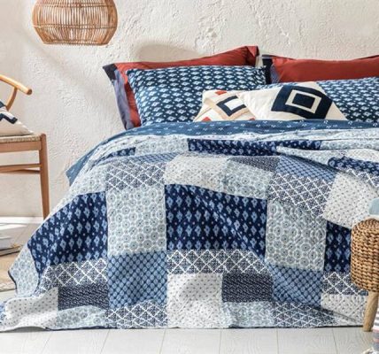 Patchwork yatak örtüleri hakkında her şey