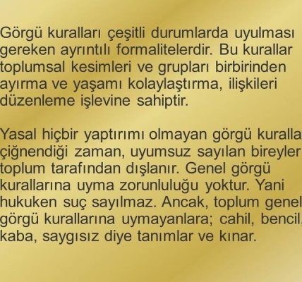 Konuşma görgü kurallarının önemli özellikleri