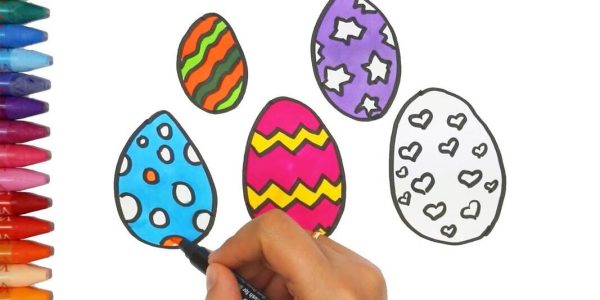 Paskalya için yumurtaların üzerine nasıl çizim yapılır??