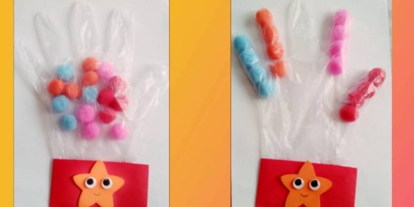 Poşetlerden ponpon nasıl yapılır?