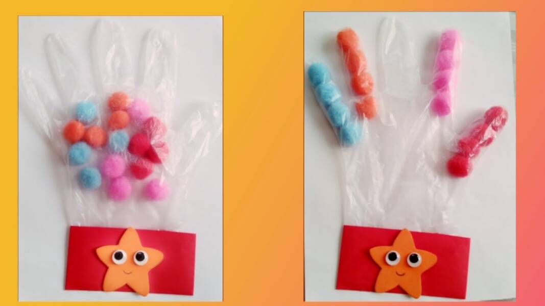 Poşetlerden ponpon nasıl yapılır?