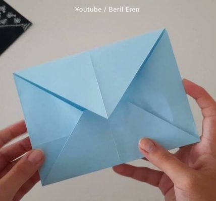 Para için scrapbooking zarfı nasıl yapılır?