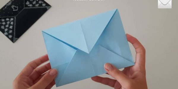 Para için scrapbooking zarfı nasıl yapılır?