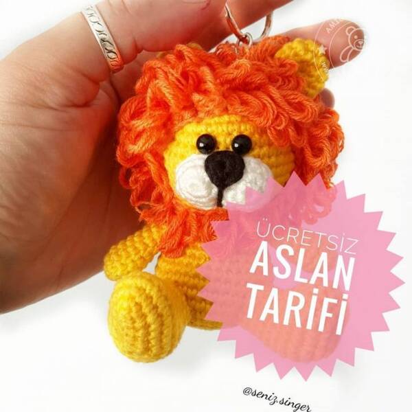 Aslan amigurumi nasıl örülür?