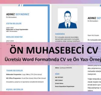 Bir CV için muhasebecinin sorumlulukları