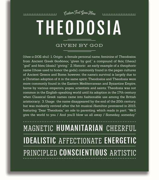 Theodosia Name