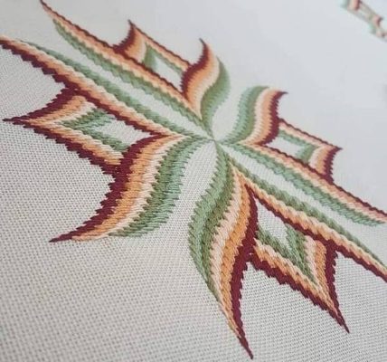 Kırkyamada bargello tekniği