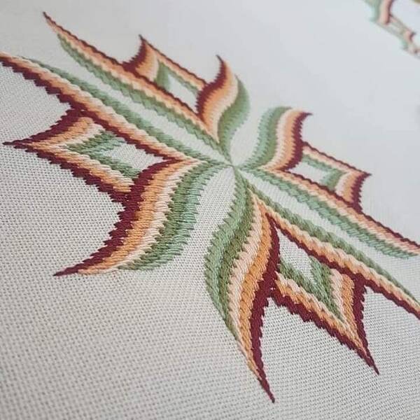 Kırkyamada bargello tekniği