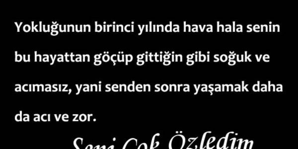 Annemin yıldönümü senaryosu