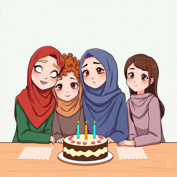 Bir kız arkadaşın doğum günü partisi senaryosu