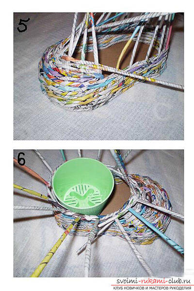 Gazete tüplerinden bükme yolları