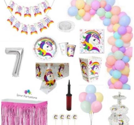 Yedi yaşında bir kız çocuğu için doğum günü partisi senaryosu