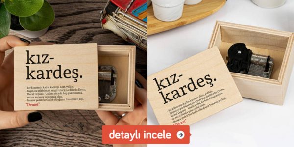 Kız kardeşinize düğün için ne vermelisiniz??