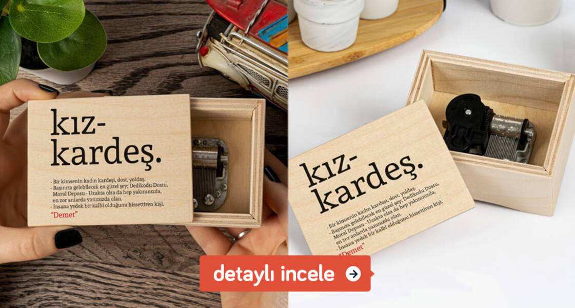 Kız kardeşinize düğün için ne vermelisiniz??