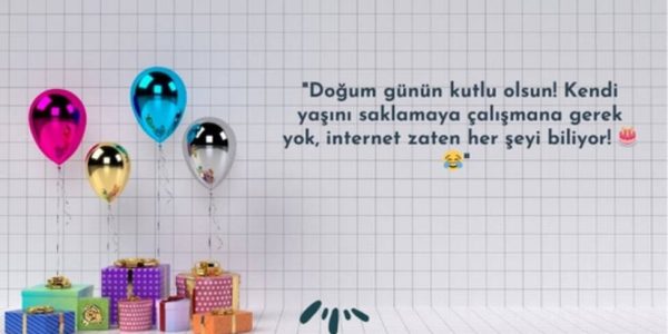 Kadınlar için komik doğum günü hediyeleri