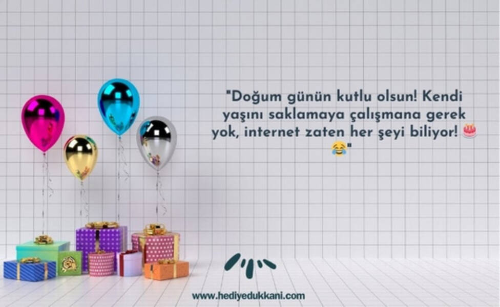 Kadınlar için komik doğum günü hediyeleri